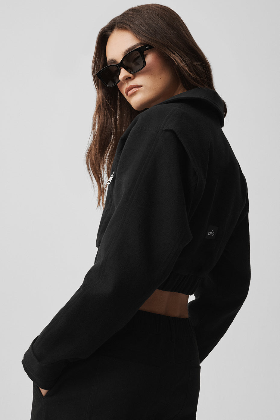 Cropped Cosmopolitan Jacket - Black image 3