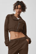 Cropped Cosmopolitan Jacket - Espresso image 1