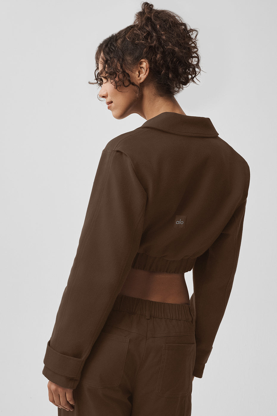 Cropped Cosmopolitan Jacket - Espresso image 3