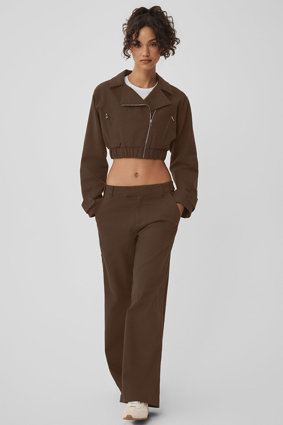 Cropped Cosmopolitan Jacket - Espresso image 5