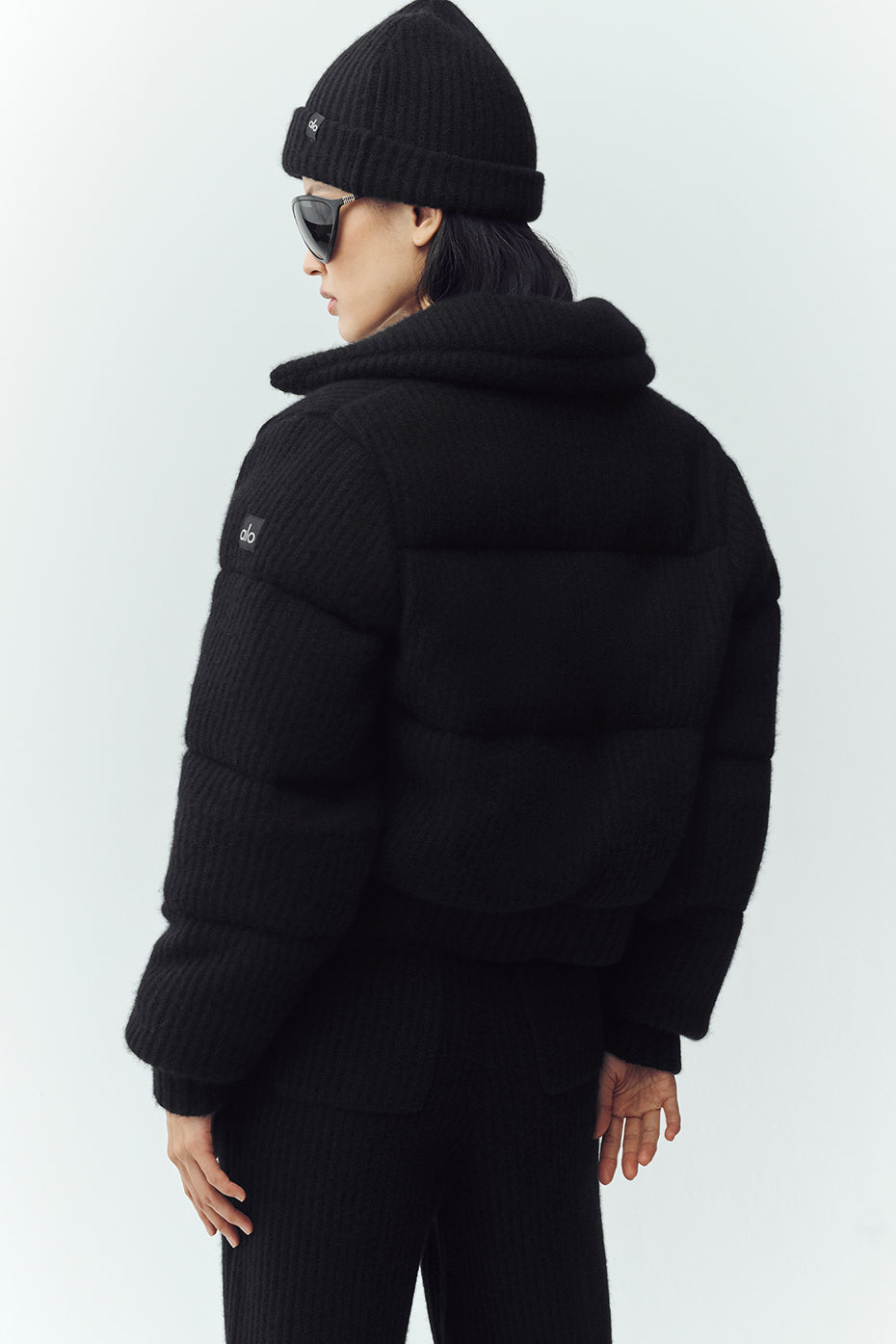 Cashmere Northstar Sweater Puffer - Black image 3