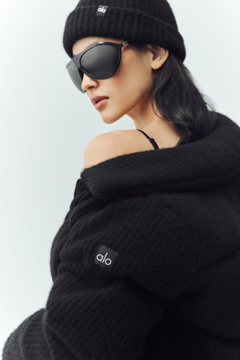 Cashmere Northstar Sweater Puffer - Black image 2