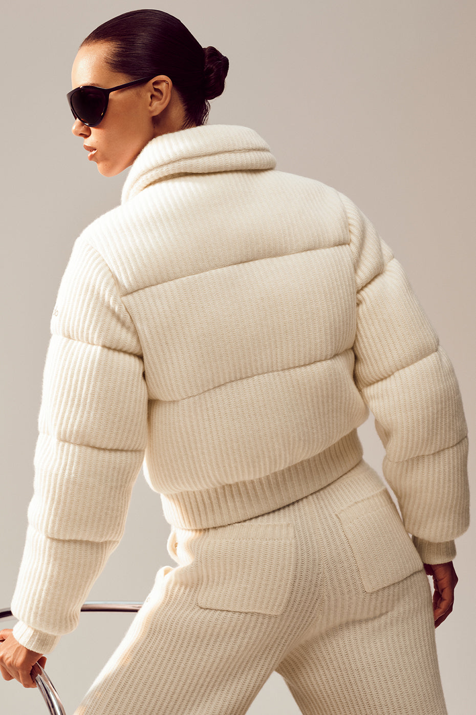 Cashmere Northstar Sweater Puffer - Ivory image 4
