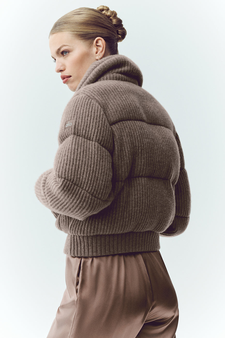 Cashmere Northstar Sweater Puffer - Alpine Cocoa Heather image 2