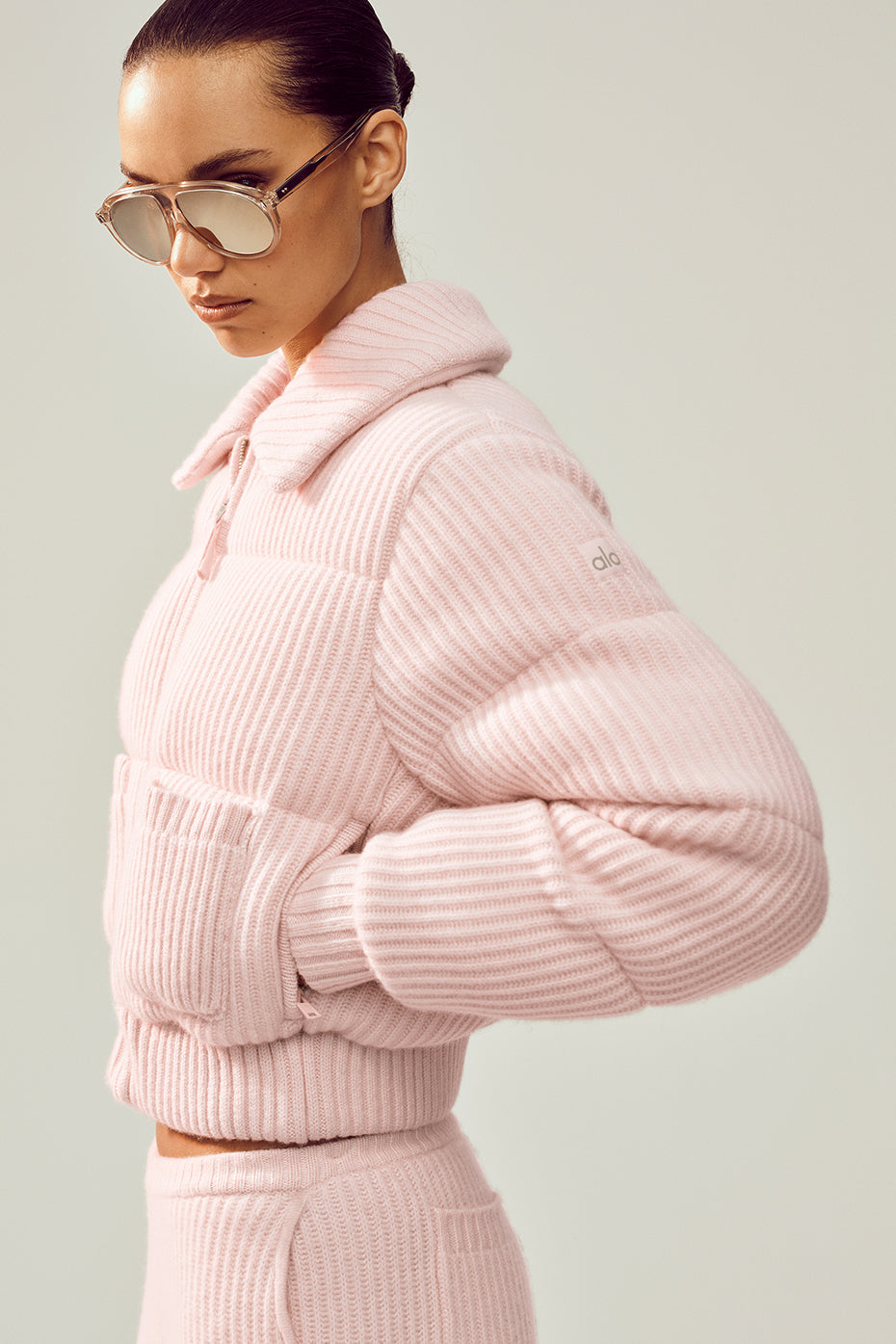 Cashmere Northstar Sweater Puffer - Frosted Pink image 4