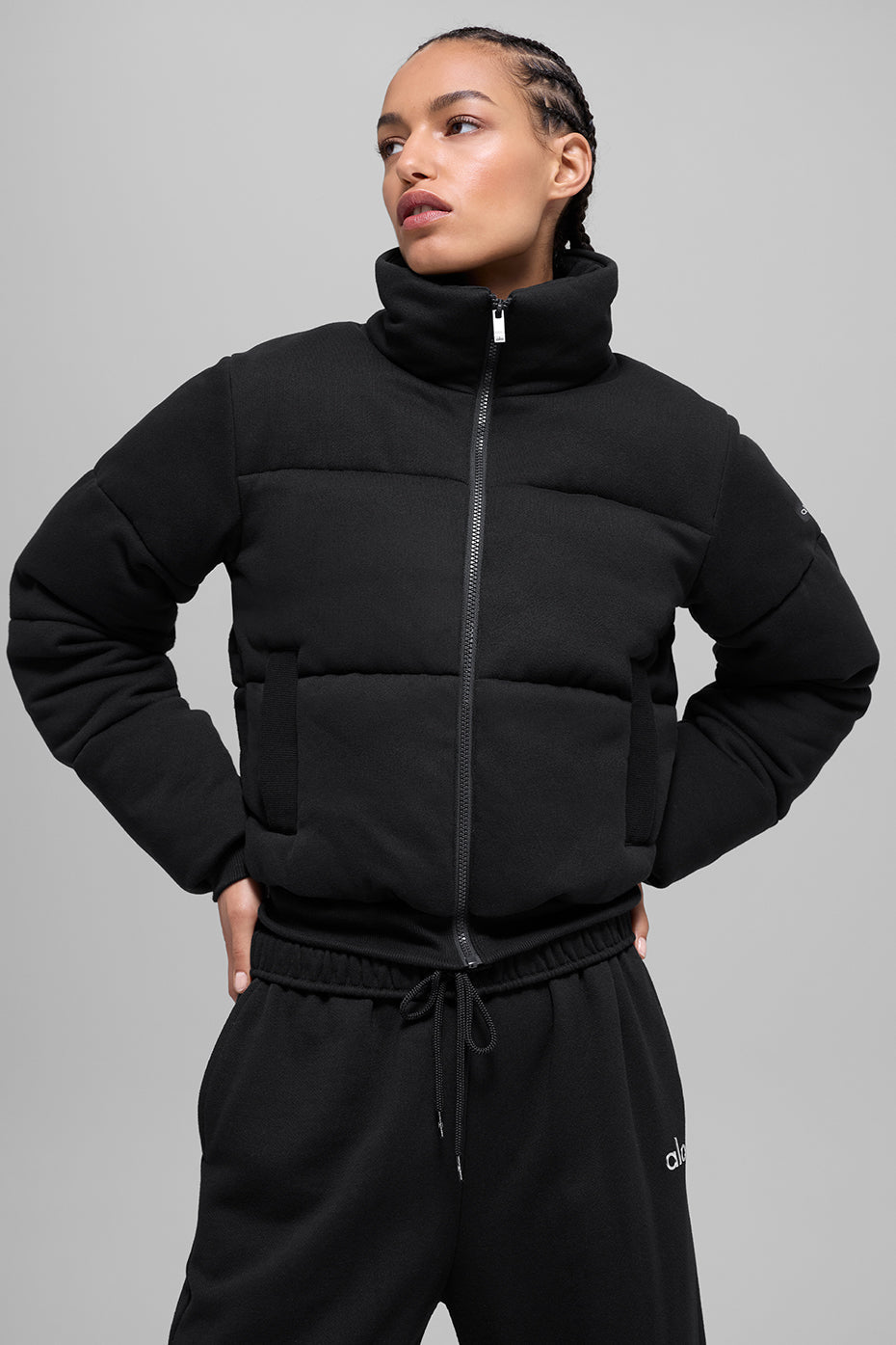 Sweatshirt Puffer - Black image 1