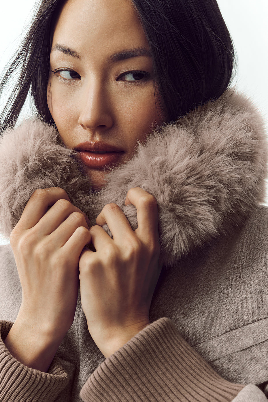 Wool Blend Bunny Slope Jacket - Alpine Cocoa Heather image 3