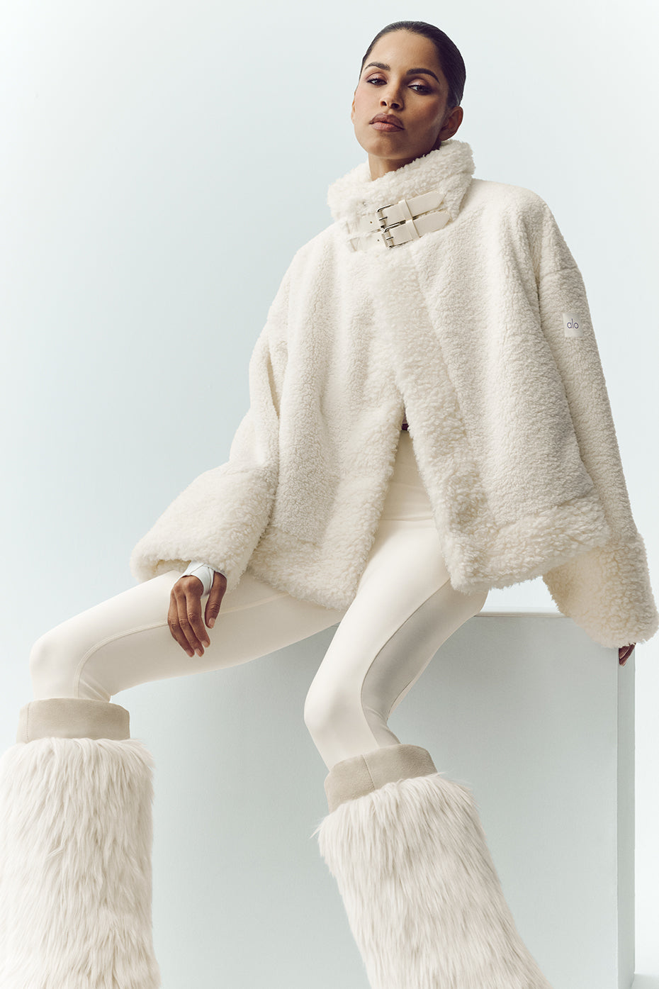 Sherpa Fireside Bomber - Ivory image 6