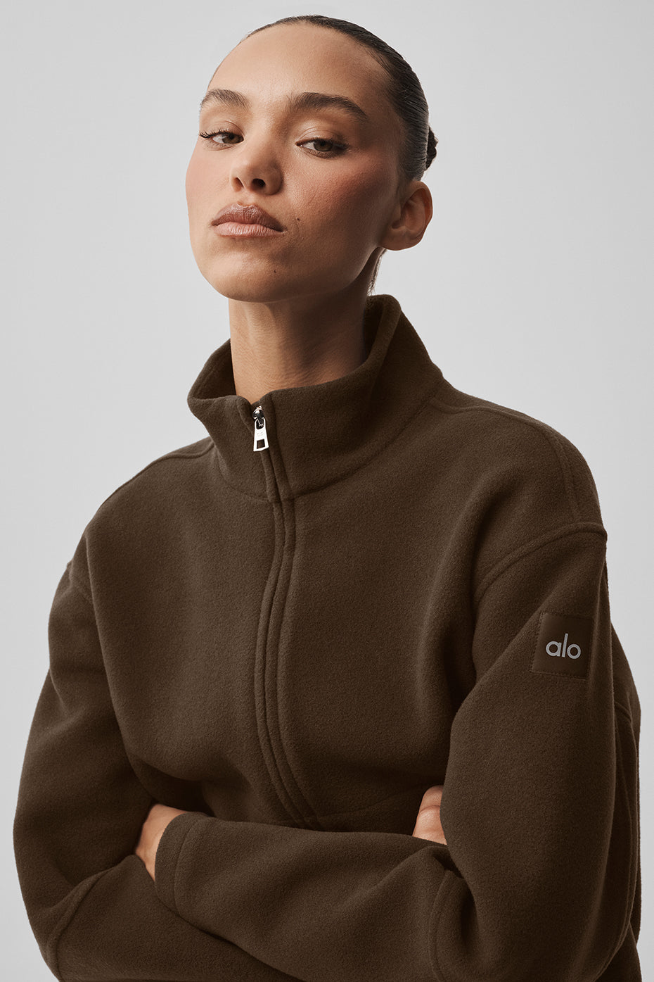 Double Face Wool City Girl Jacket - Espresso image 4