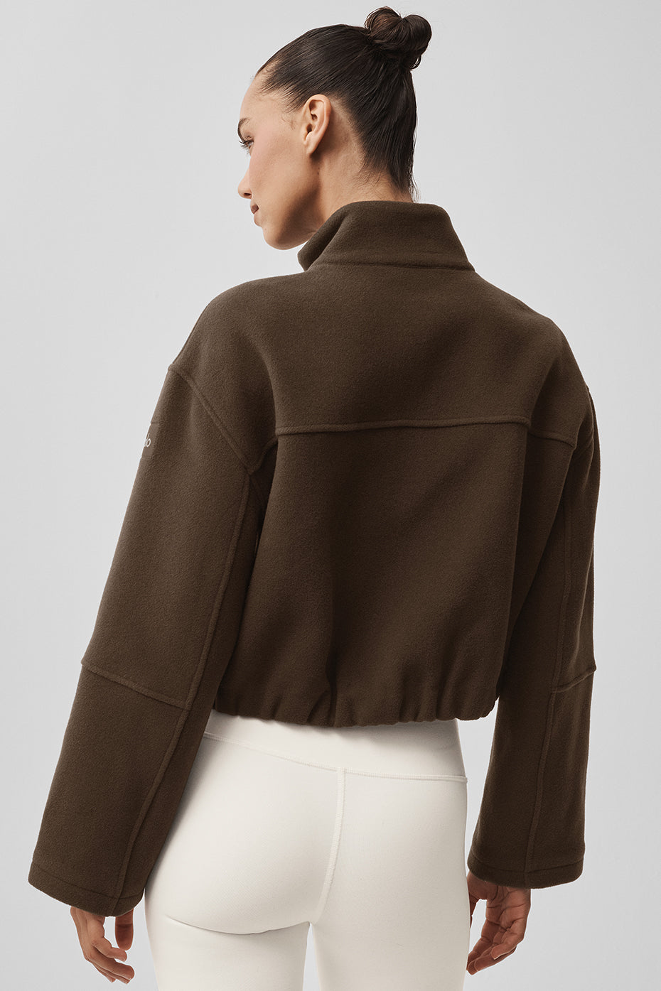 Double Face Wool City Girl Jacket - Espresso image 3