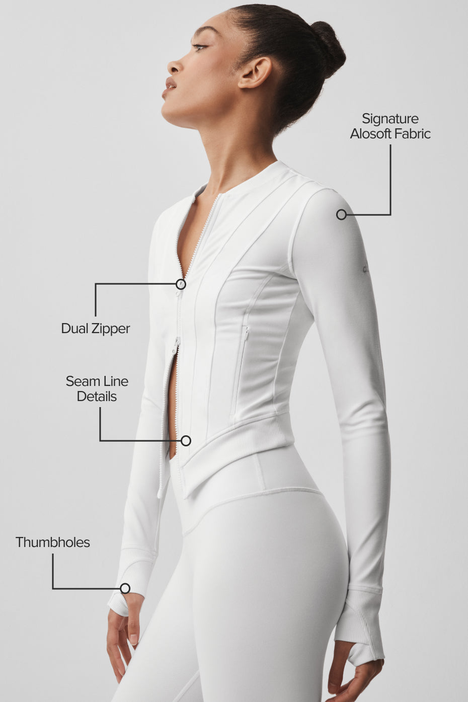 Alosoft Recharge Jacket - White image 2
