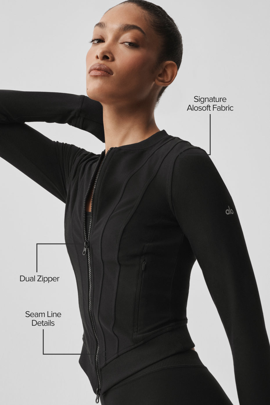 Alosoft Recharge Jacket - Black image 2