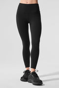 Alosoft High-Waist 7/8 Highlight Legging - Black image 1