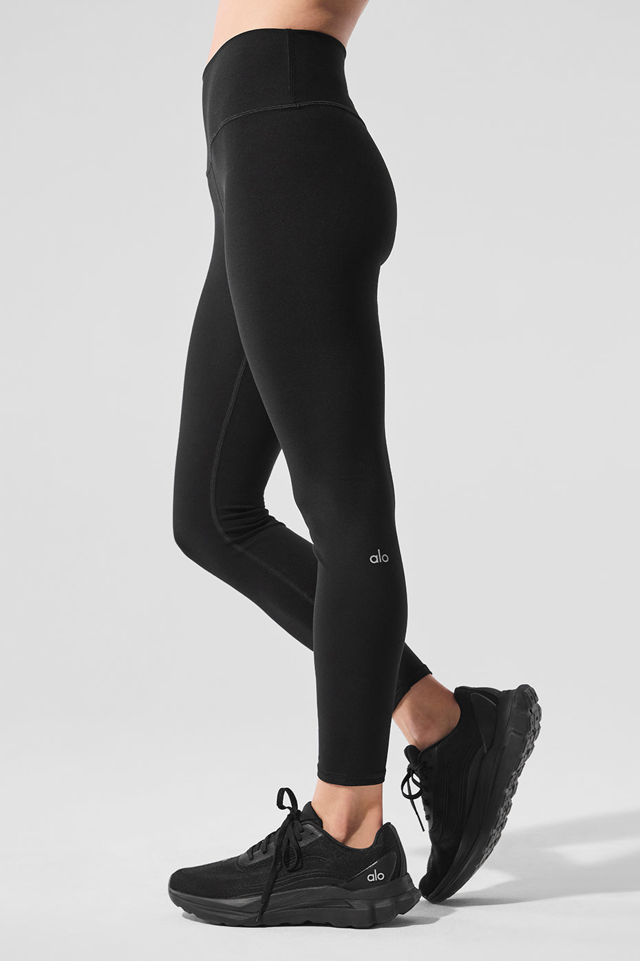 Alosoft High-Waist 7/8 Highlight Legging - Black image 3