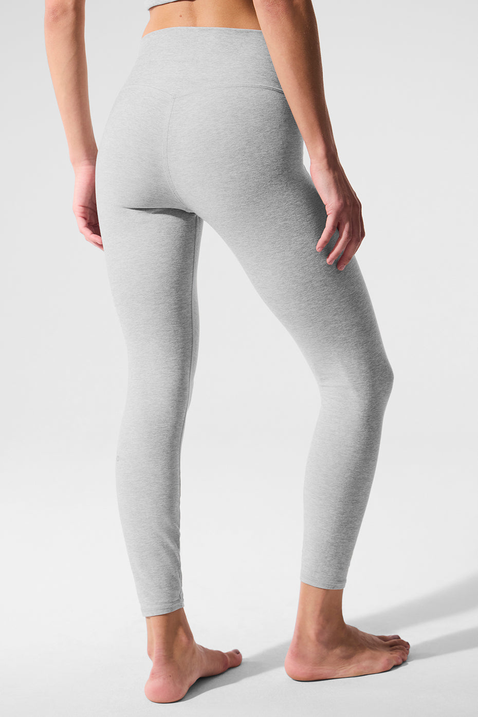 Alosoft High-Waist 7/8 Highlight Legging - Athletic Heather Grey image 3