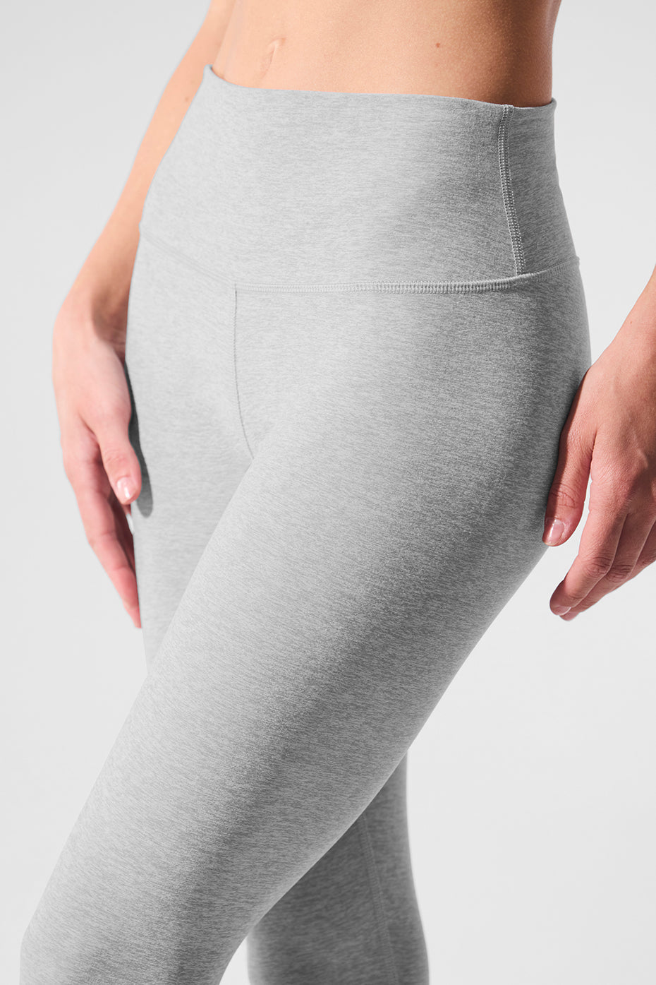 Alosoft High-Waist 7/8 Highlight Legging - Athletic Heather Grey image 4