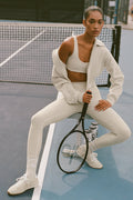Alosoft High-Waist 7/8 Highlight Legging - Oatmeal Heather image 1