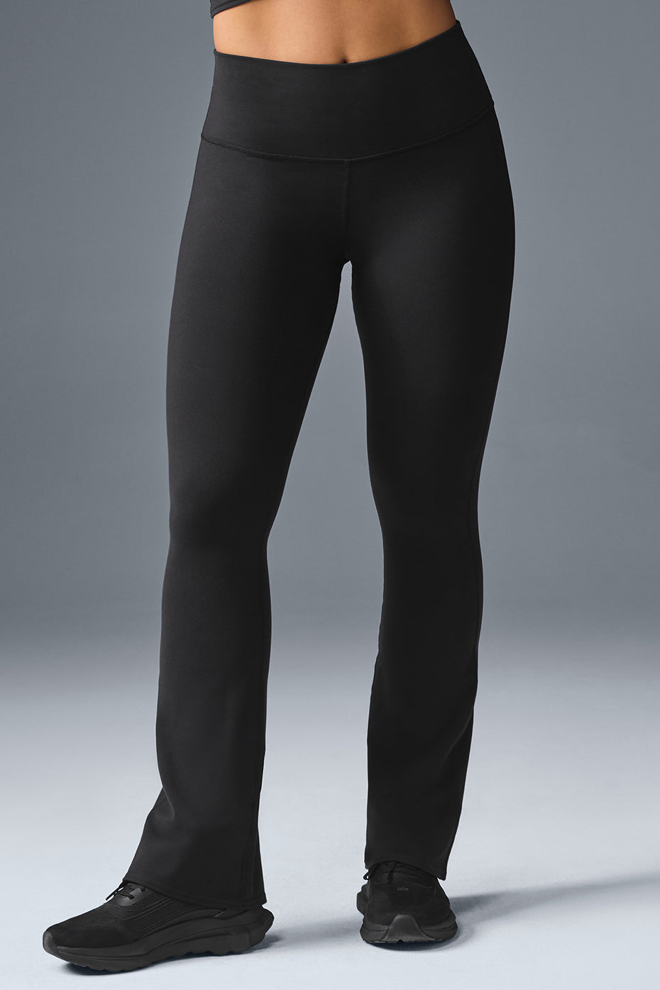Airbrush High-Waist Bootcut Legging - Black image 1