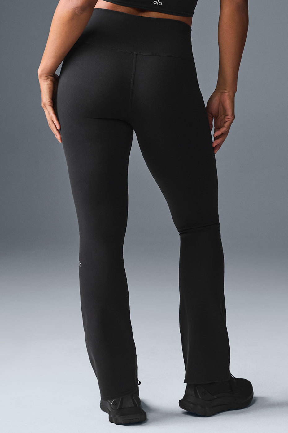 Airbrush High-Waist Bootcut Legging - Black image 2