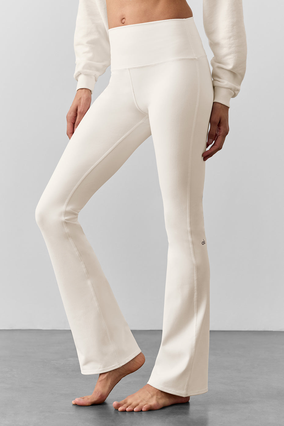 Airbrush High-Waist Bootcut Legging - Ivory image 3