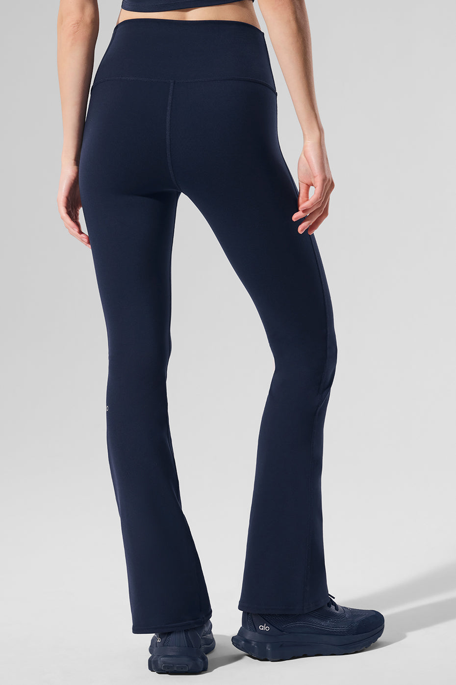 Airbrush High-Waist 7/8 Bootcut Legging - Navy image 3