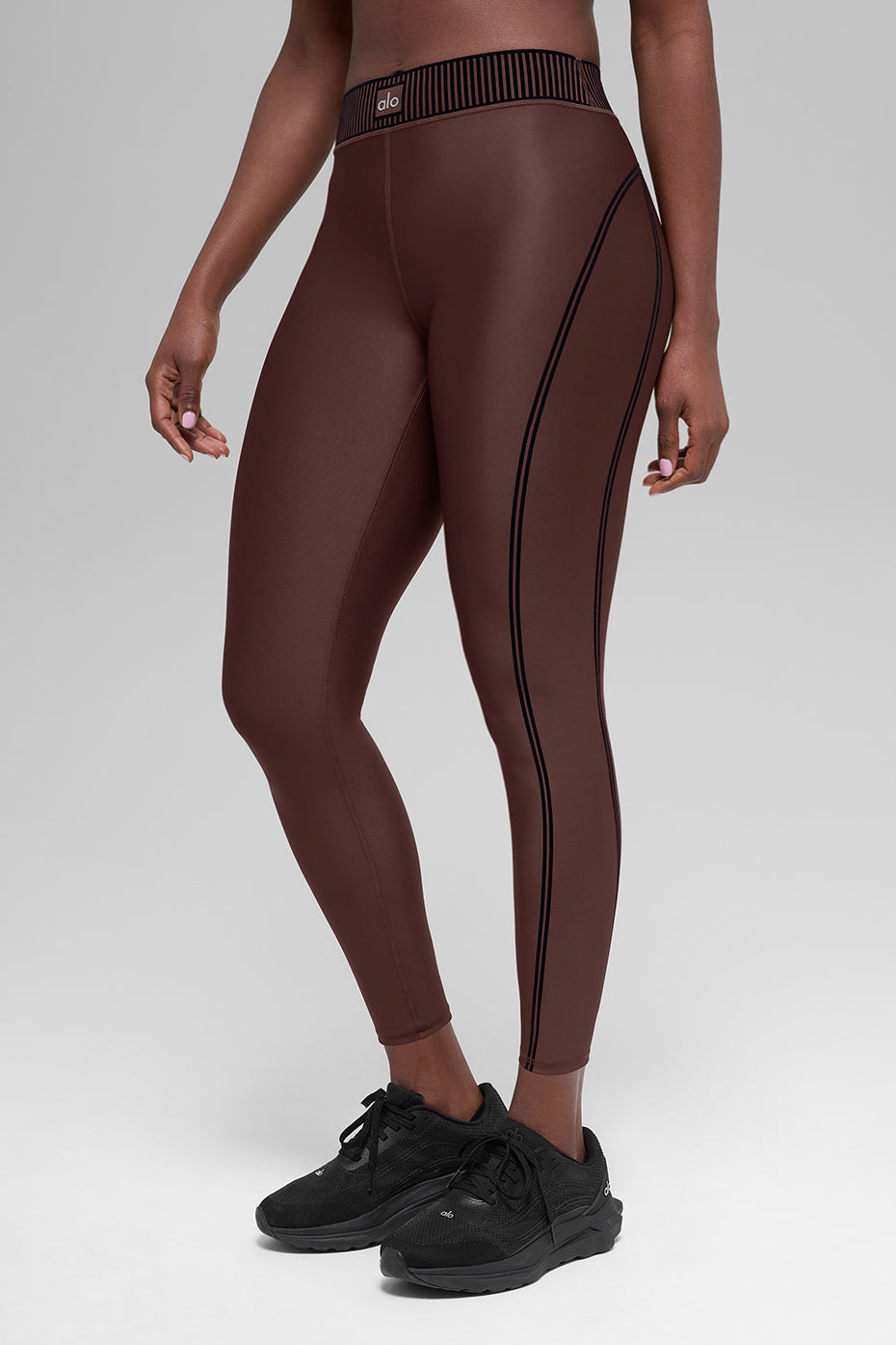 Airlift High-Waist 7/8 Line Up Legging - Brownstone image 1
