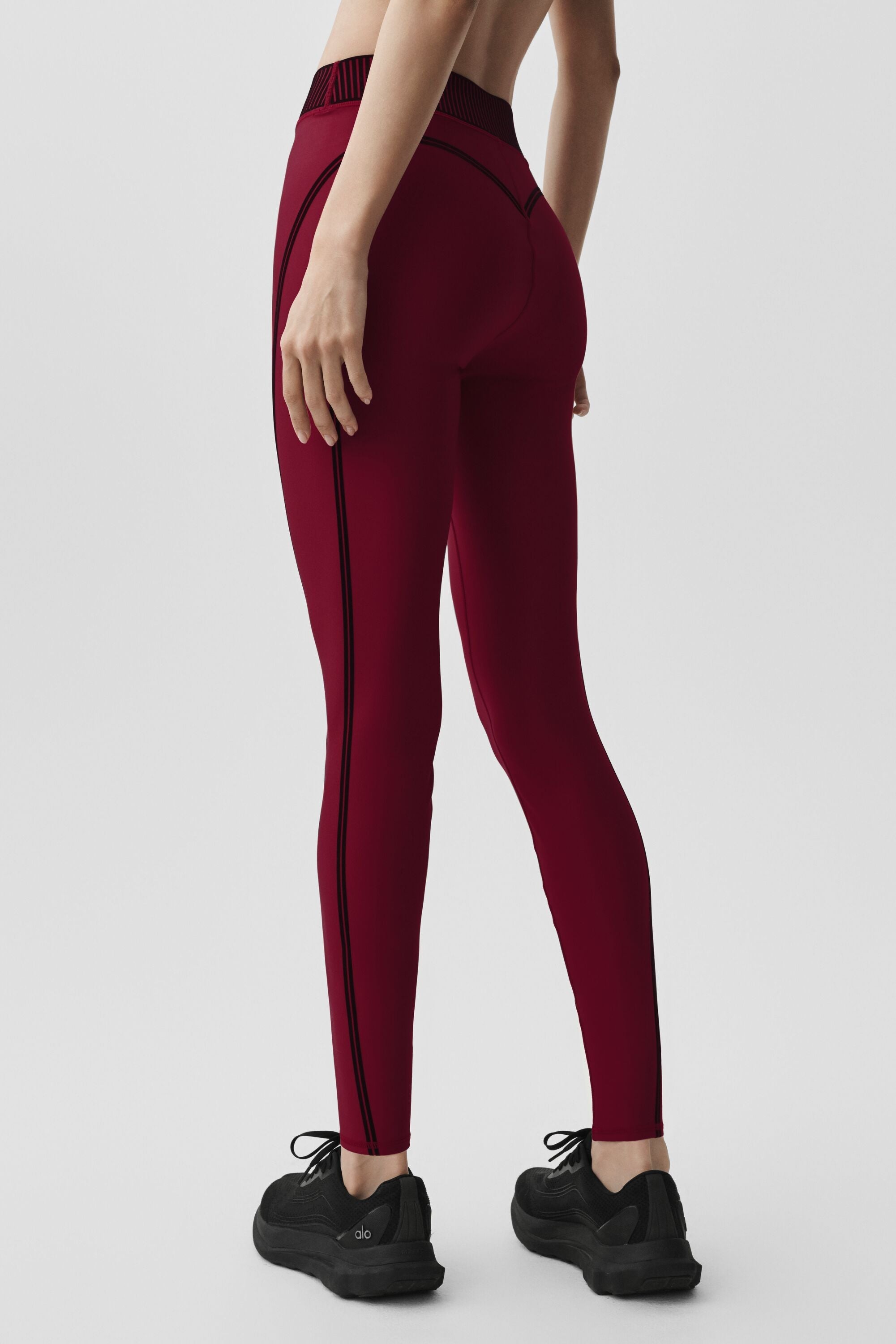 Airlift High-Waist 7/8 Line Up Legging - Summer Romance Red image 2