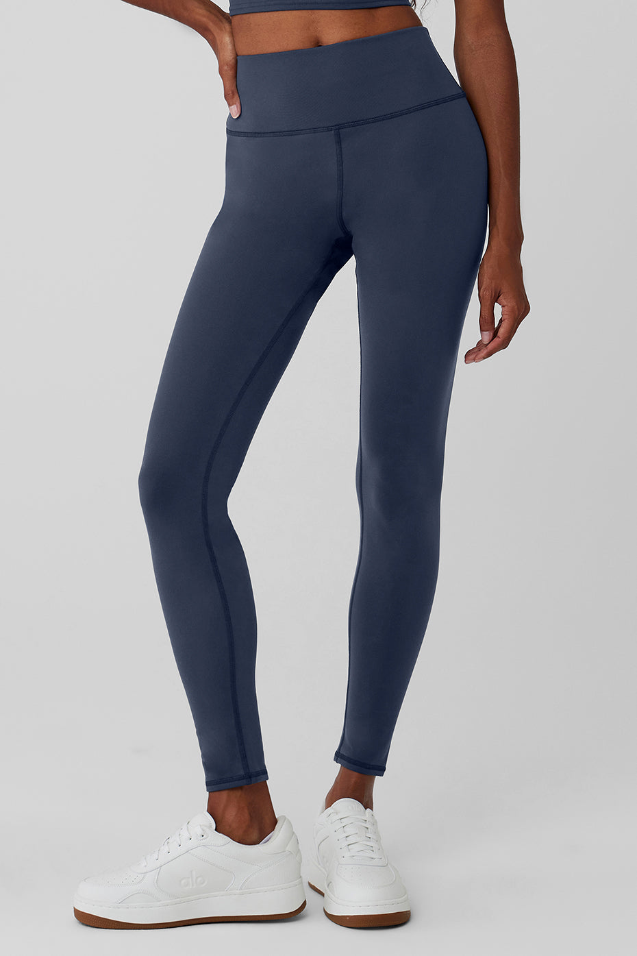 Airbrush Winter Warm High-Waist Nocturne Legging - Navy image 1