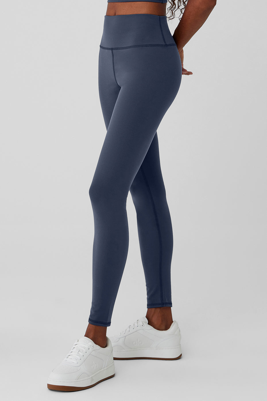 Airbrush Winter Warm High-Waist Nocturne Legging - Navy image 3