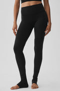 Airbrush High-Waist Highlight Goddess Legging - Black image 1