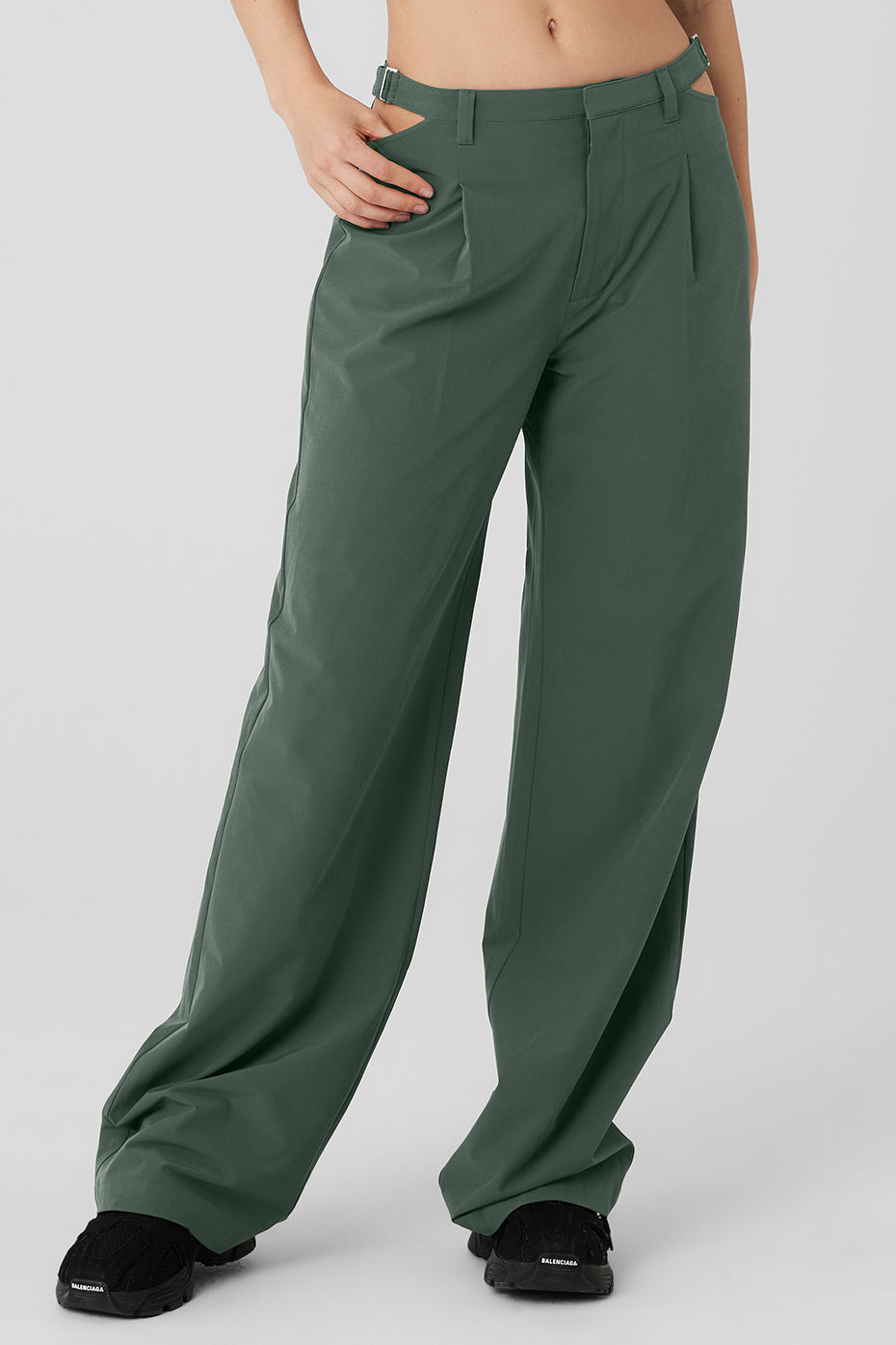 Mid-Rise Showdown Trouser - Dark Cactus image 1