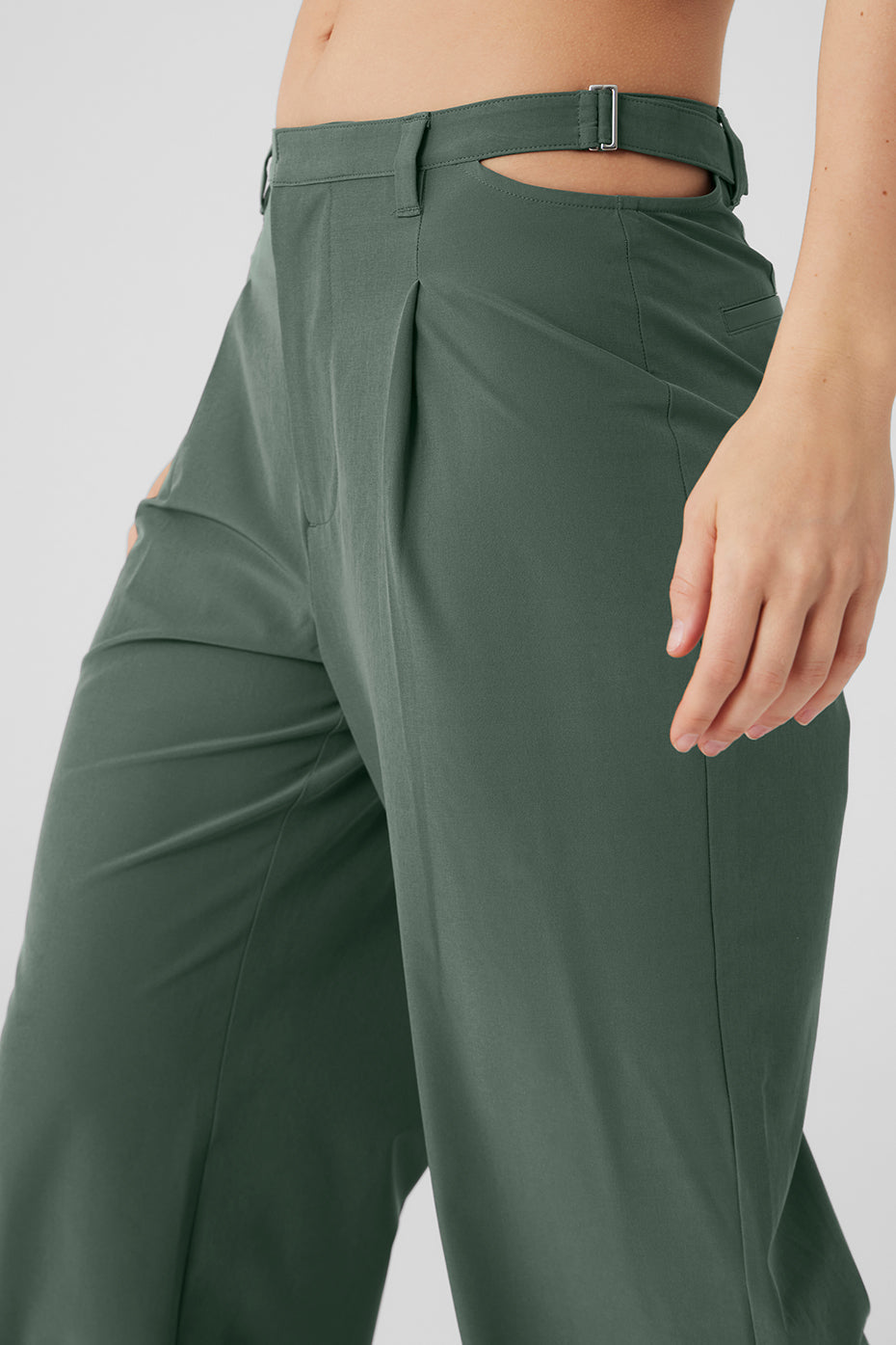 Mid-Rise Showdown Trouser - Dark Cactus image 4