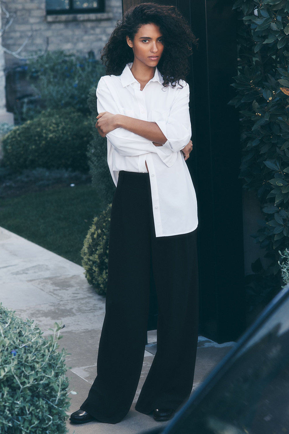High-Waist Dreamscape Trouser (Long) - Black image 1