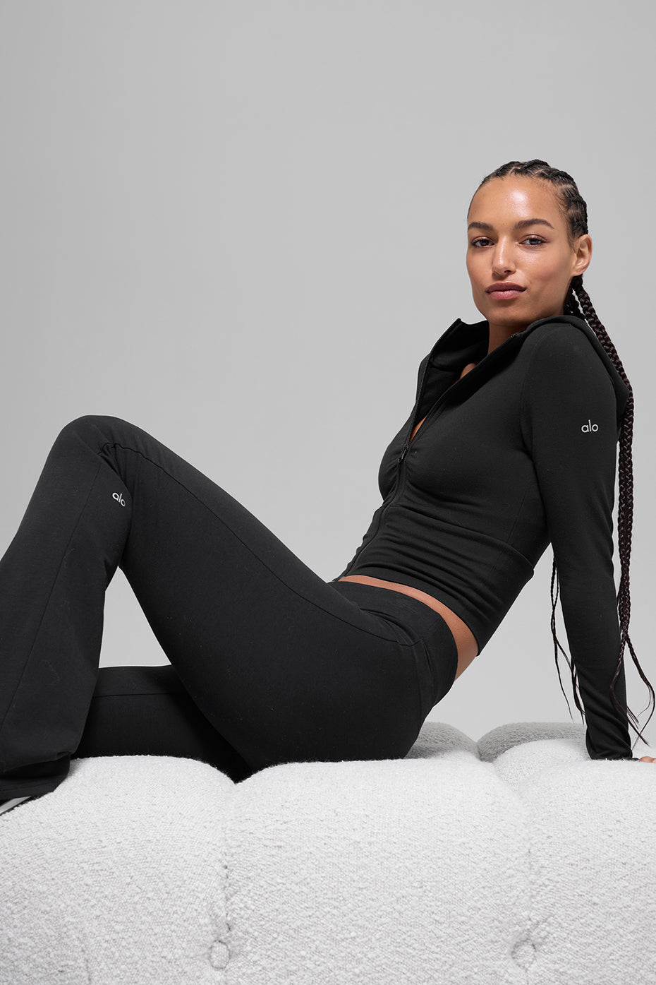 Sway Bootcut Sweatpant - Black image 4