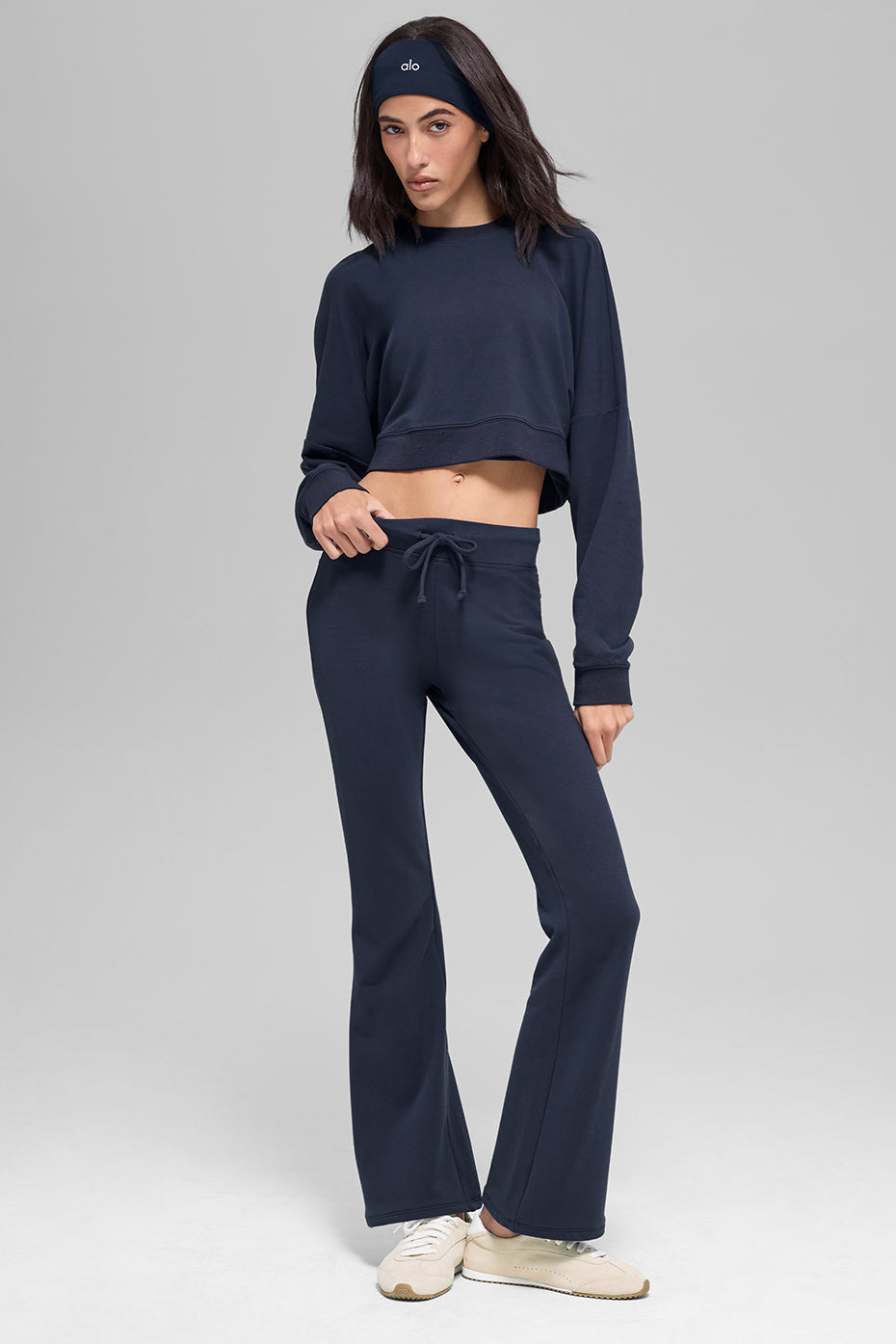 Sway Bootcut Sweatpant - Navy image 5