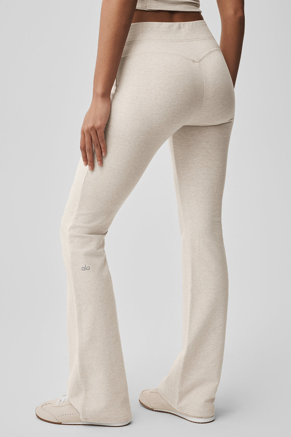 Sway Bootcut Sweatpant - Oatmeal Heather image 2