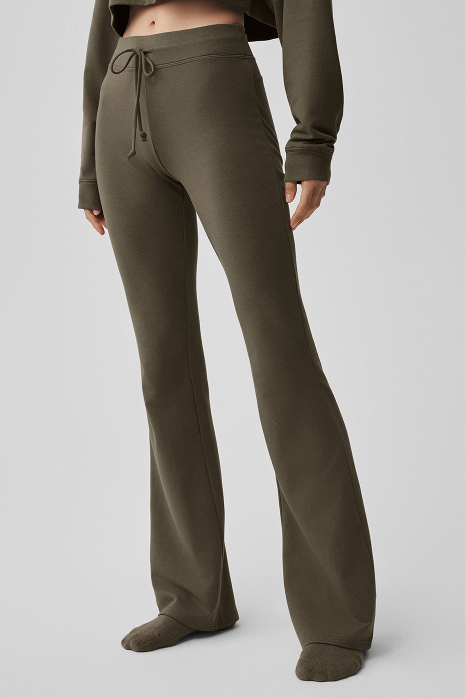 Sway Bootcut Sweatpant - Olive Tree image 3