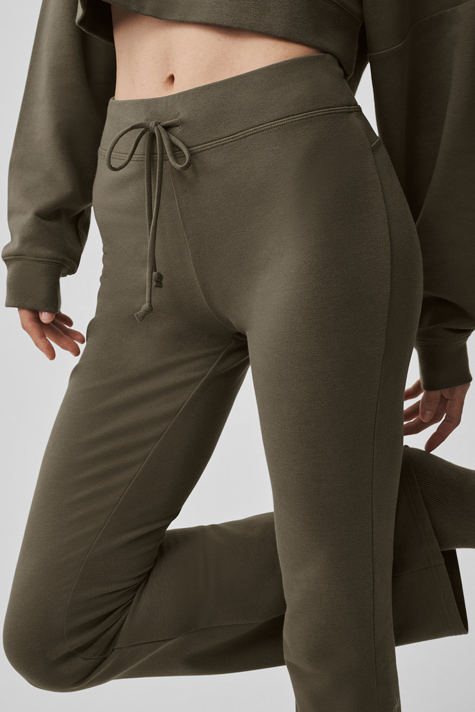 Sway Bootcut Sweatpant - Olive Tree image 4