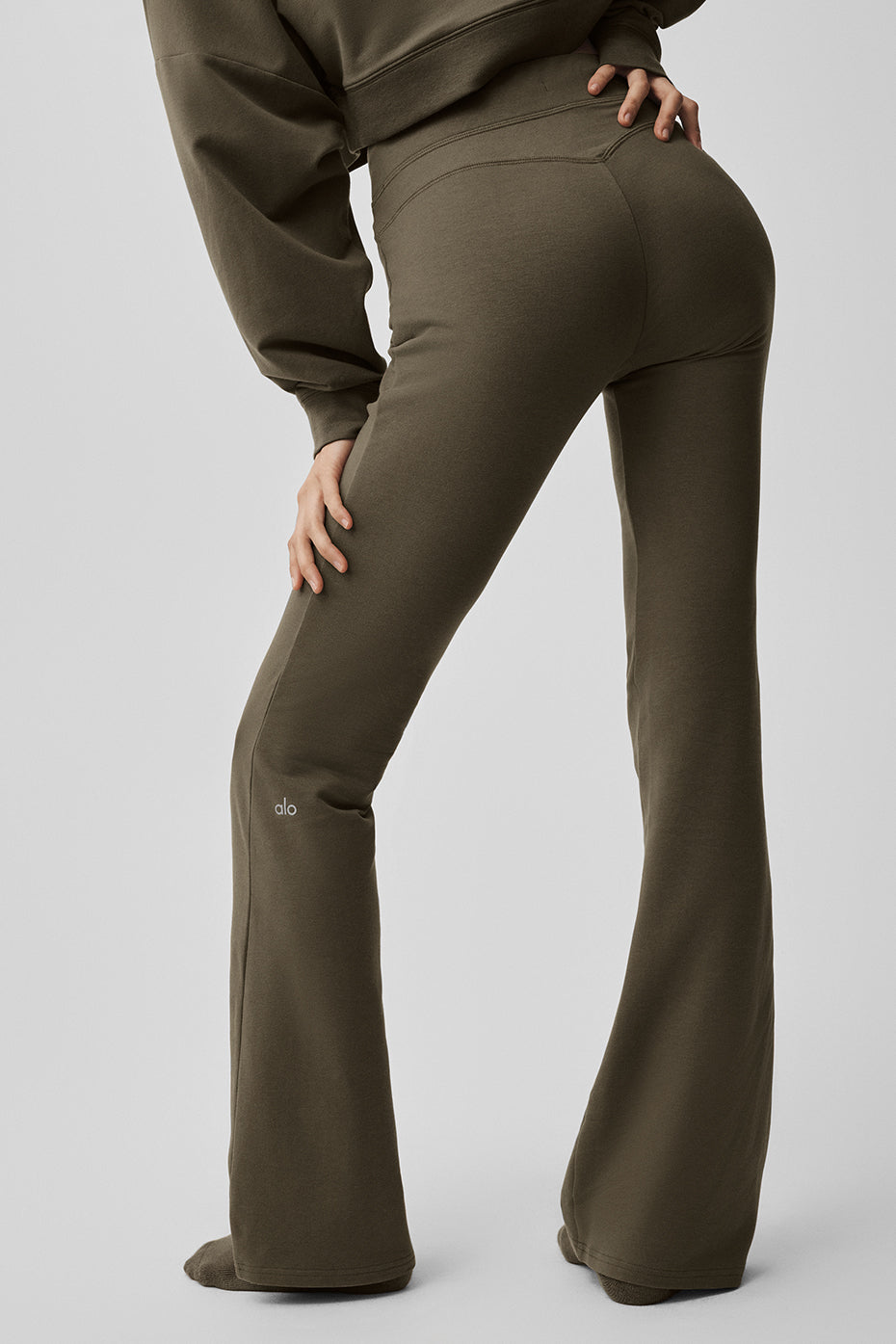 Sway Bootcut Sweatpant - Olive Tree image 2