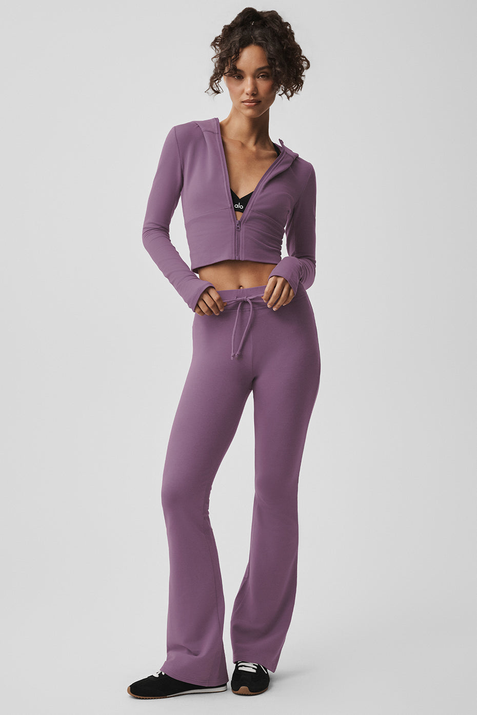 Sway Bootcut Sweatpant - Plum Kiss image 1