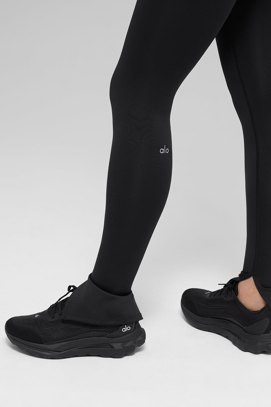 Airlift High-Waist Elongated Legging - Black image 4