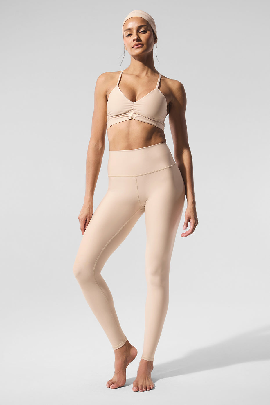 High-Waist Airlift Legging - Macadamia image 5