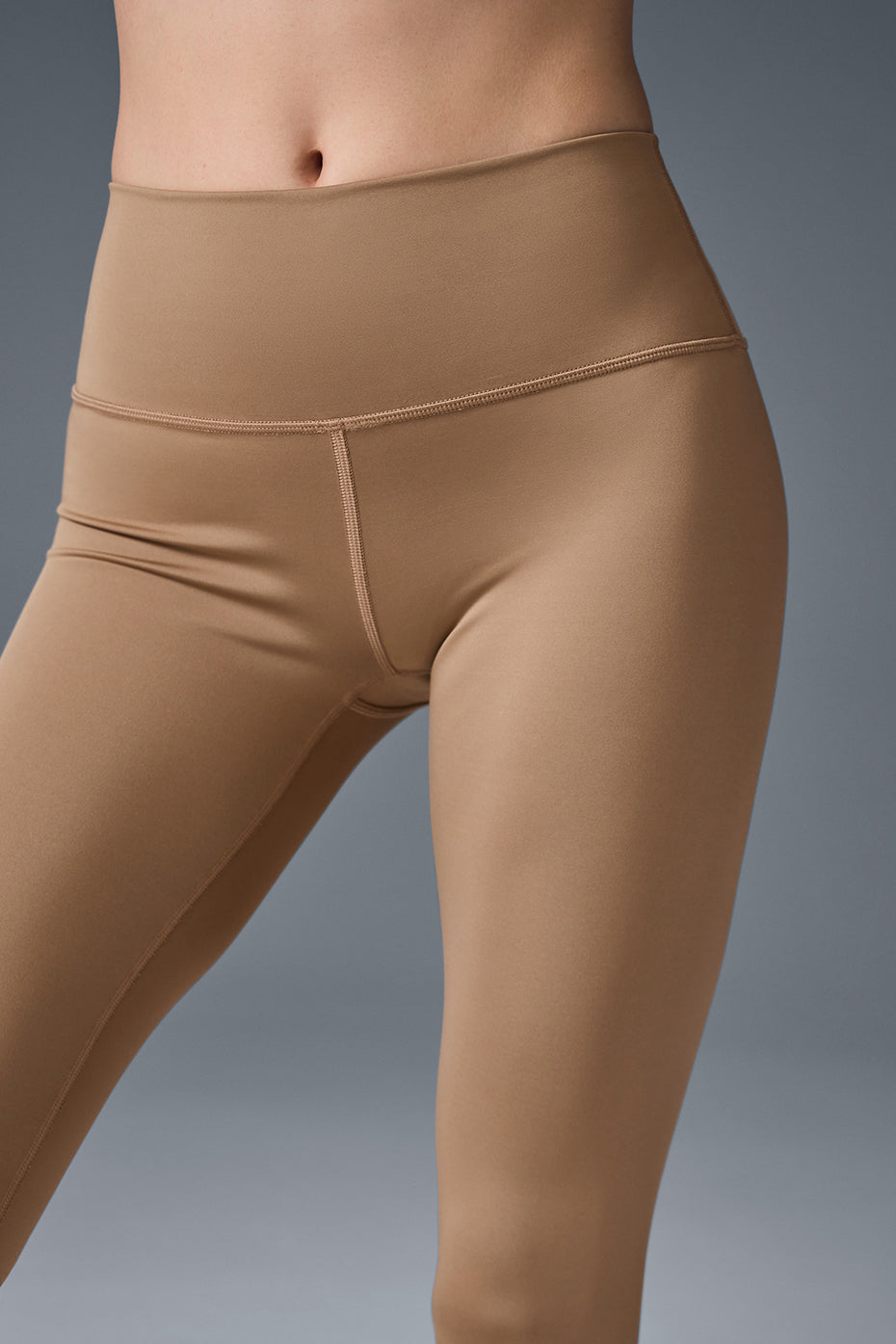 7/8 High-Waist Airlift Legging - Toasted Almond image 5