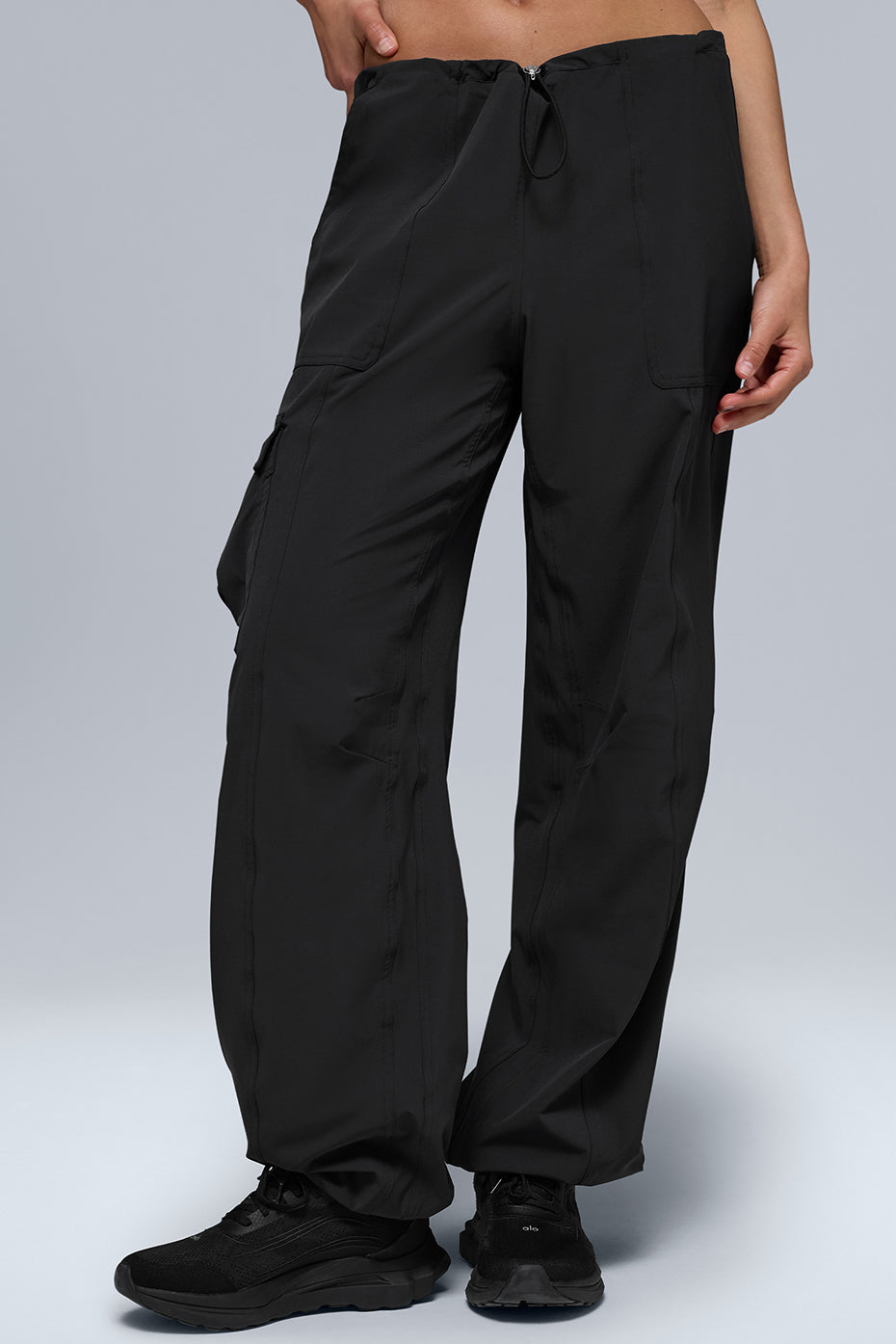 Low Rise Megastar Cargo Pant - Black image 1