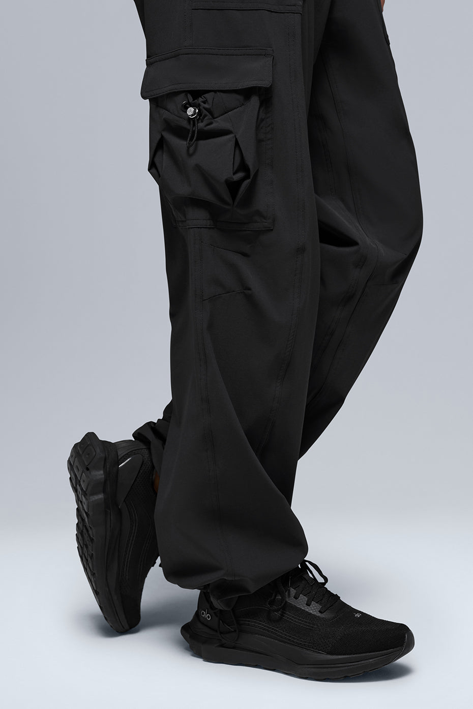 Low Rise Megastar Cargo Pant - Black image 4