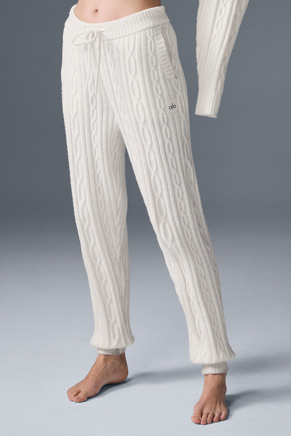 Cable Knit Winter Bliss Pant - Ivory image 4