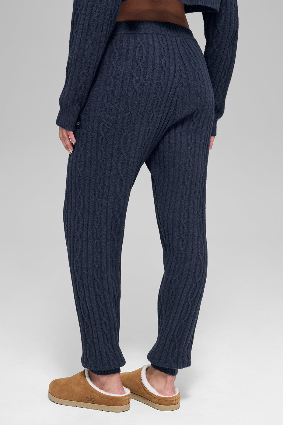 Cable Knit Winter Bliss Pant - Navy image 4
