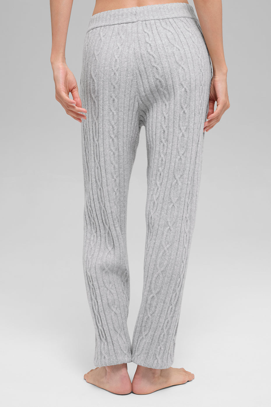 Cable Knit Winter Bliss Pant - Athletic Heather Grey image 4