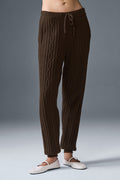 Cable Knit Winter Bliss Pant - Espresso image 1