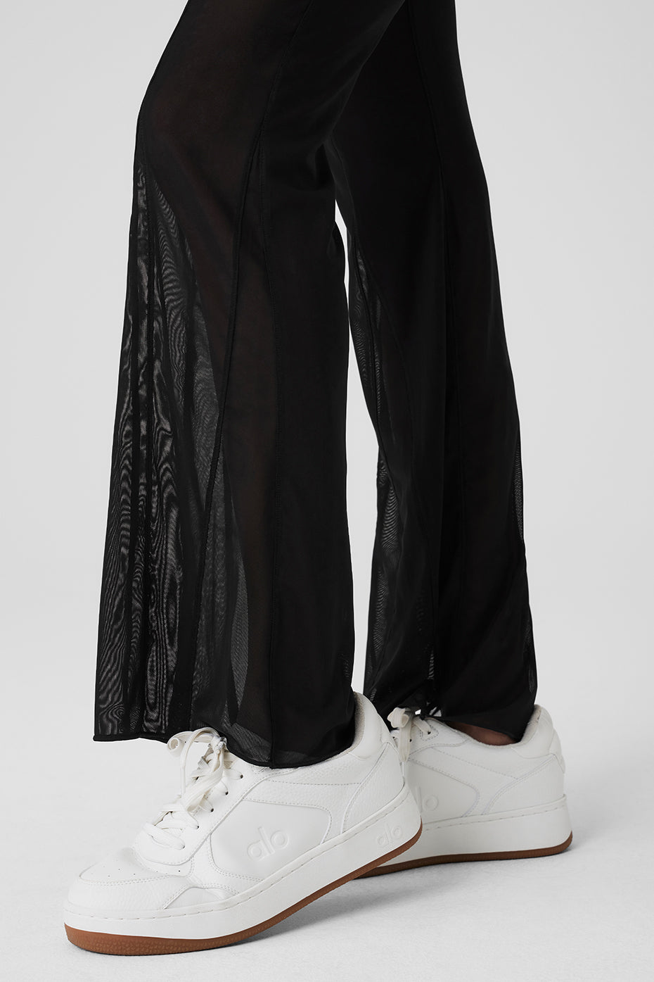 Mesh High-Waist Flicker Pant - Black image 4